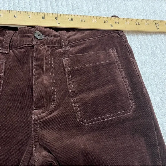 Anthropologie Brown High-Rise Skinny Corduroy Pants - Picture 5 of 16